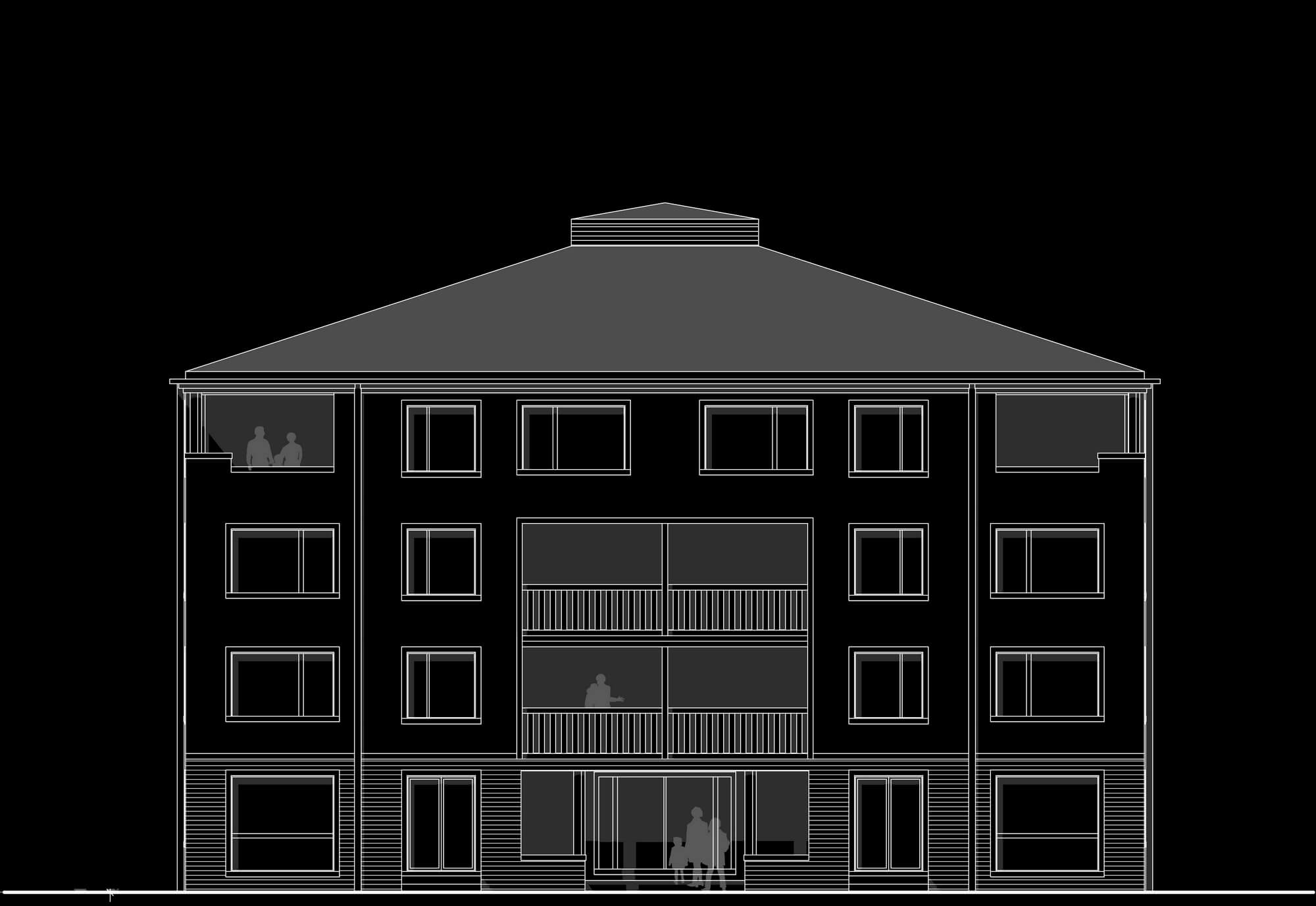 Nordfassade_sw