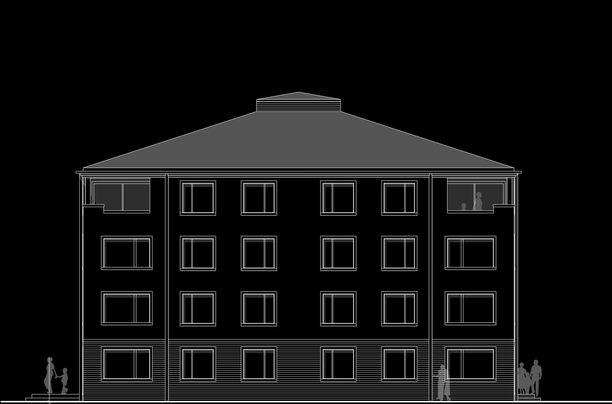 Ostfassade Detail_sw