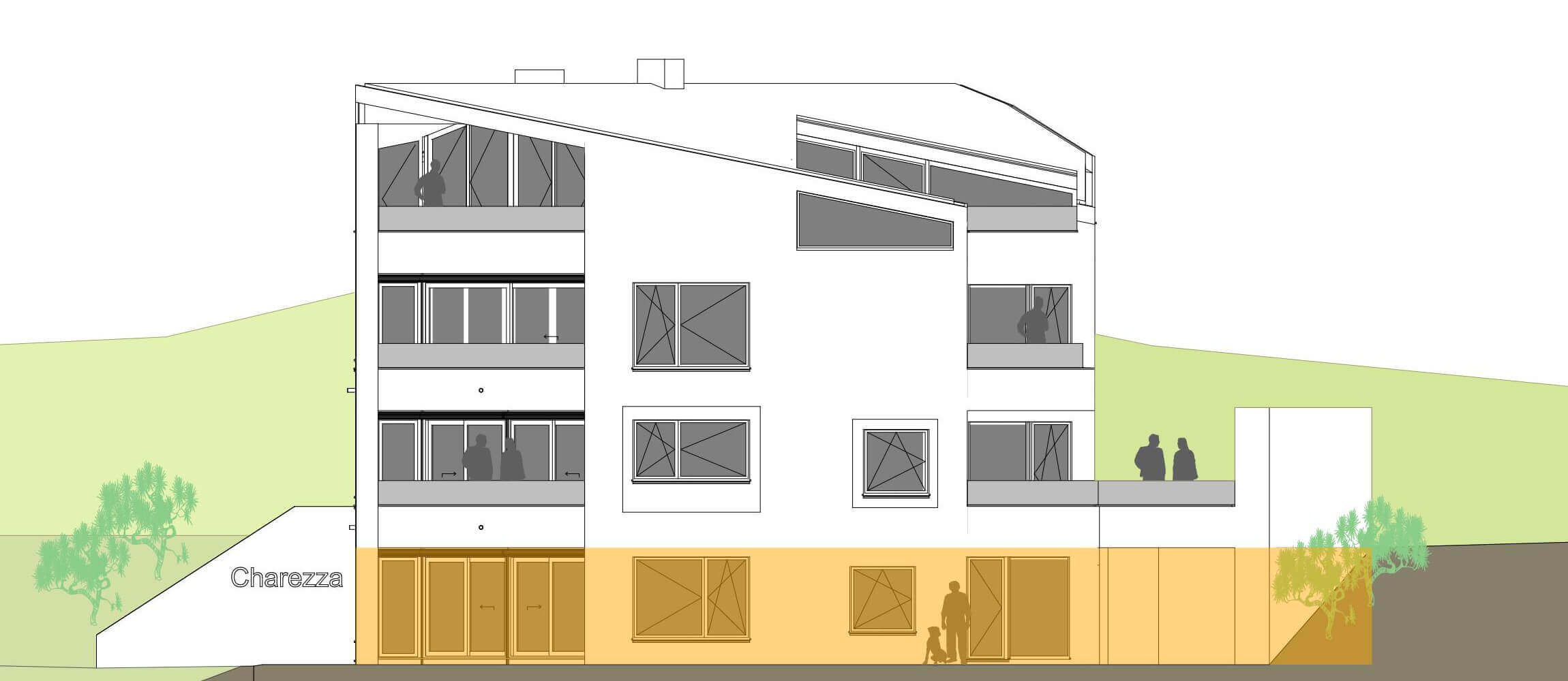 Süd-Ost-Fassade