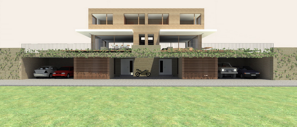 Doppelhaus Home Visualisierung B2
